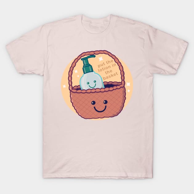 Lotion Basket T-Shirt by LVBart